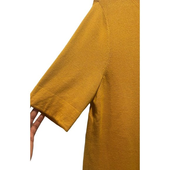 📚 Talbots •Mustard Modal Blend Top •Size XL - Picture 6 of 7